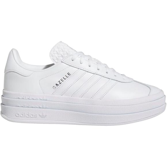 Adidas Gazelle Bold Triple White - Picture 1 of 6